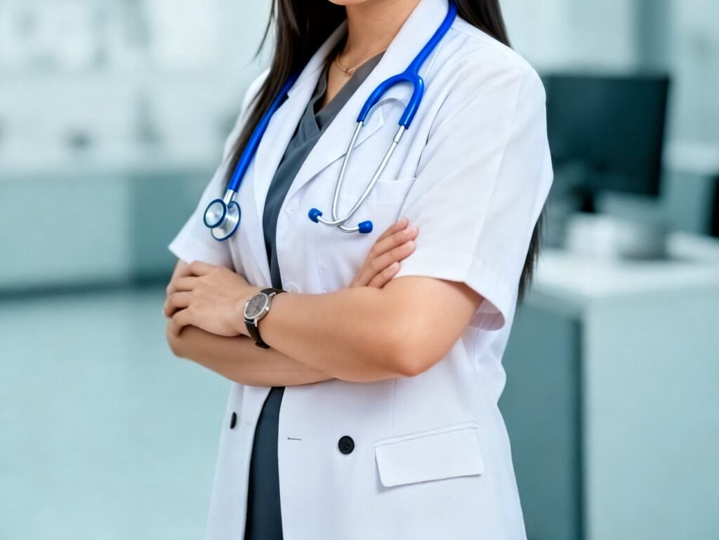 dreamina 2026 02 04 5589 buat foto ini berwarna, dan stetoscop wa...